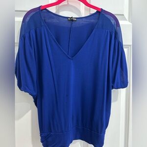 Express Deep Blue Women's Blouse